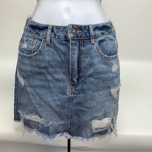 Navy blue Jean skirt